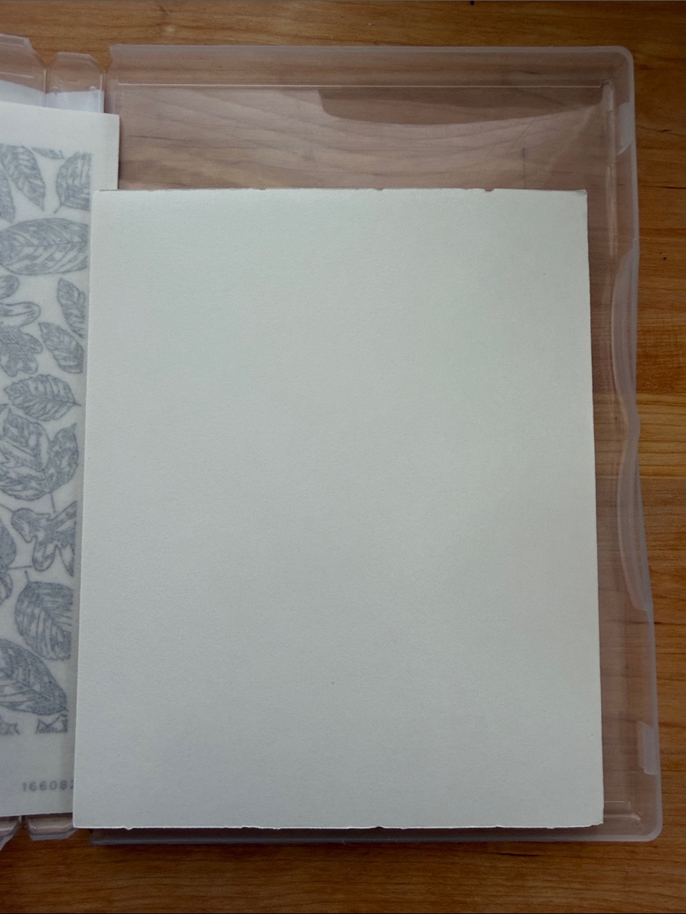 FALL/AUTUMN Retired Stampin' Up! Etched Autumn Cling Stamp Set - Leaf Motifs NEW - Picture 3 of 4